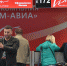 Клиенты "ВИМ-Авиа" у стойки авиакомпании в аэропорту "Домодедово". Фото: Владимир ВЕЛЕНГУРИН - КП Мурманск