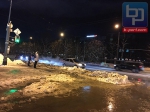 Три дома остались без воды из-за прорыва теплотрассы в центре Мурманска