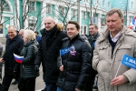 Андрей Чибис впервые за много лет вышел на первомайскую демонстрацию. Фото: Правительство Мурманской области