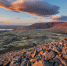 "Raslaka cirque". Lovozersk tundra. View over the Karnasurta mountain (Raven mountain) from the Kedykvyrpahk mountain (The mountain from which stones fall). Photo by V. Novikov - Мурманское отделение РГО