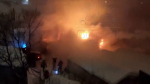 В Мурманске разгораются гаражи