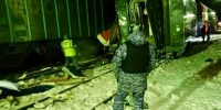 Росгвардейцы прибыли на место столкновения поездов в Мурманской области - КП Мурманск