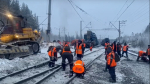 После аварии в Заполярье продолжают восстанавливать железнодорожные пути [видео]