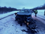 В Печенгском районе пять человек пострадали в аварии