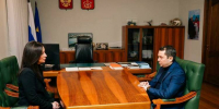 Андрей Чибис провел рабочую встречу с сенатором Еленой Дягилевой - Мурманский вестник