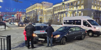 Авария в центре Мурманска перекрыла одну полосу - SeverPost.ru