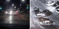 В Мурманске черная иномарка столкнулась минимум с 5 автомобилями — соцсети - Сетевое издание Новости Мурманской области