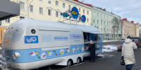 Рыбный фудтрак стал молочно-колбасным на улице Софьи Перовской в Мурманске - ИА B-Port.Com