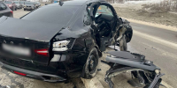 Виновник аварии с шестью машинами в Мурманске - водитель Lada Vesta - SeverPost.ru
