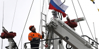 Состоялась церемония поднятия государственных флагов на новых буксирно-спасательных судах проекта NE025 «Тиман» и «Тепсей» - Арктик-ТВ