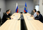 Губернатор Андрей Чибис провел рабочую встречу с руководителем Росморречфлота Андреем Тарасенко
