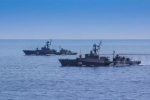 Противолодочные корабли Северного флота проводят учения в Баренцевом море