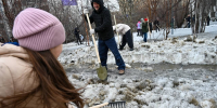 В Мурманске прошел общегородской субботник - Город Мурманск