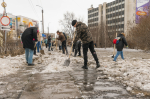 В Мурманске прошел общегородской субботник