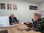 Уважаемые земляки, 5 мая провел очередной прием избирателей в Штабе общественной поддержки Мурманской области