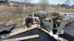 Мурманские волонтёры отремонтировали крышу отцу погибшего бойца СВО