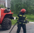 В Мурманске огнеборцы поздним вечером тушили возгорание покрышек за Автогородком №128 - Мурманский вестник