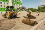 На улице Аскольдовцев к осени появится универсальная спортплощадка