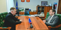 Андрей Чибис встретился с участником программы «Время героев» Романом Олешкиным - Мурманский вестник