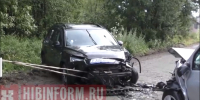 Под Апатитами столкнулись два авто. Оба водителя были пьяны [видео] - SeverPost.ru