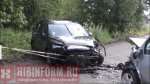 Под Апатитами столкнулись два авто. Оба водителя были пьяны [видео]