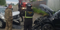 Серьезное ДТП двух легковых автомобилей в Заполярье - Телекомпания ТВ-21