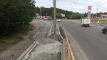 В Мурманске застопорился ремонт тротуара