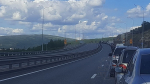 На выезде из Мурманска образовалась огромная пробка