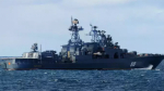 Большой противолодочный корабль «Североморск» отразил атаку «вражеской» авиации