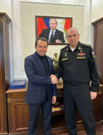 Губернатор Андрей Чибис встретился с Главнокомандующим ВМФ РФ Александром Моисеевым