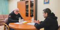 Губернатор Андрей Чибис провел рабочую встречу с главой Североморска Владимиром Евменьковым - Правительство Мурманской области
