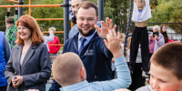 Открытие спортплощадки - Город Мурманск