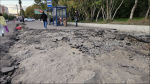 Улица в Мурманске превратилась в полосу препятствий