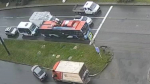 В Первомайском округе Мурманска автомобиль протаранил троллейбус