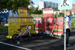 Юные северяне учатся правилам дорожного движения на новой площадке в Североморске