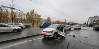 В Мурманске столкнулись несколько автомобилей - ИА Nord-News.Ru
