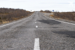 Дорогу в Териберку укрыло снегом