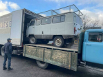 Мурманская область отправила в зону СВО автомобиль УАЗ с комплектом колес