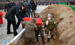 В Долине Славы состоялся траурный митинг и захоронение останков красноармейцев