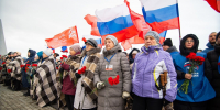 У мурманского Алёши прошёл митинг к годовщине разгрома немецко-фашистских войск в Заполярье - ИА B-Port.Com