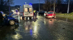 В Мурманске столкнулись три автомобиля