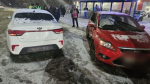 В Мурманске столкнулись иномарки в Ленинском округе — водитель KIA в больнице