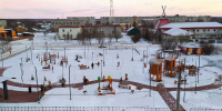 В Ловозере завершилось благоустройство общественной территории - Министерство информационной политики