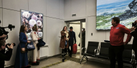 Она первой из пассажиров перешагнула порог нового терминала аэропорта Мурманск - ИА Nord-News.Ru