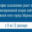 График вывоза снега с улично-дорожной сети города Мурманска - Город Мурманск