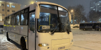 Междугородний автобус Кавз автовокзал Мурманск зима - Транспорт Мурманской области