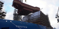На атомном ледоколе «Чукотка» установили ходовую рубку весом 170 тонн - ИА B-Port.Com