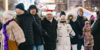 Мурманчане провели новогоднюю ночь в центре города - Город Мурманск