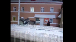 Водитель в Североморске «припарковался» на крышу