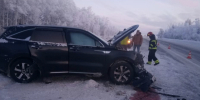 Под Оленегорском опрокинулся Kia Sorento - SeverPost.ru